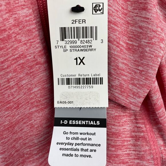 NWT Ideology Full Zip Light Weight Athletic Jacket Size 1X - Picture 8 of 10